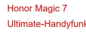 Honor Magic 7 Ultimate-Handyfunktionen