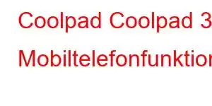 Coolpad Coolpad 30 Mobiltelefonfunktionen