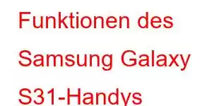 Funktionen des Samsung Galaxy S31-Handys