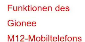 Funktionen des Gionee M12-Mobiltelefons