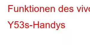 Funktionen des vivo Y53s-Handys