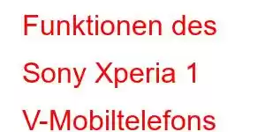 Funktionen des Sony Xperia 1 V-Mobiltelefons