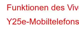 Funktionen des Vivo Y25e-Mobiltelefons