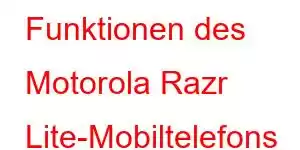 Funktionen des Motorola Razr Lite-Mobiltelefons