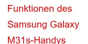 Funktionen des Samsung Galaxy M31s-Handys