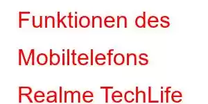 Funktionen des Mobiltelefons Realme TechLife Watch SZ100