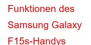 Funktionen des Samsung Galaxy F15s-Handys