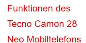 Funktionen des Tecno Camon 28 Neo Mobiltelefons