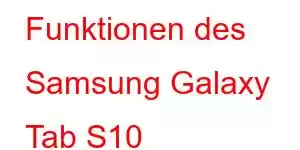 Funktionen des Samsung Galaxy Tab S10 Plus-Handys