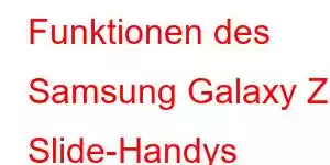 Funktionen des Samsung Galaxy Z Slide-Handys