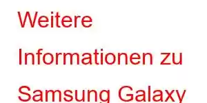 Weitere Informationen zu Samsung Galaxy S10 5G-Handyfunktionen