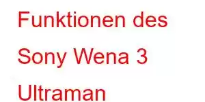 Funktionen des Sony Wena 3 Ultraman Edition-Handys