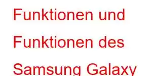 Funktionen und Funktionen des Samsung Galaxy Tab S5e-Handys