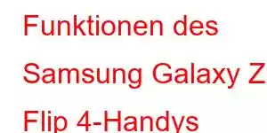 Funktionen des Samsung Galaxy Z Flip 4-Handys