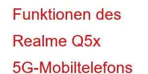 Funktionen des Realme Q5x 5G-Mobiltelefons