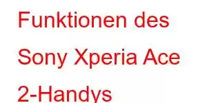 Funktionen des Sony Xperia Ace 2-Handys