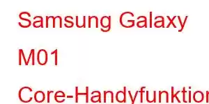 Samsung Galaxy M01 Core-Handyfunktionen