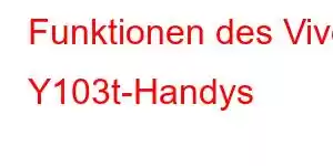 Funktionen des Vivo Y103t-Handys