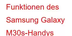 Funktionen des Samsung Galaxy M30s-Handys