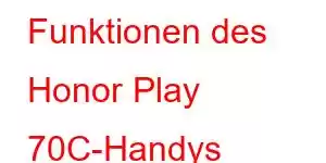 Funktionen des Honor Play 70C-Handys