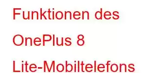 Funktionen des OnePlus 8 Lite-Mobiltelefons