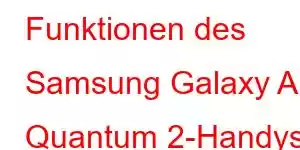 Funktionen des Samsung Galaxy A Quantum 2-Handys