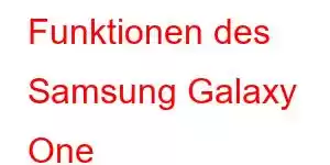 Funktionen des Samsung Galaxy One Quantum-Handys