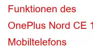 Funktionen des OnePlus Nord CE 12 Mobiltelefons