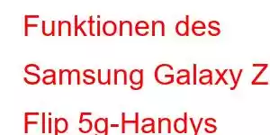 Funktionen des Samsung Galaxy Z Flip 5g-Handys