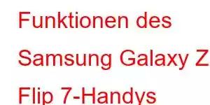 Funktionen des Samsung Galaxy Z Flip 7-Handys