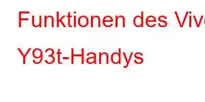 Funktionen des Vivo Y93t-Handys