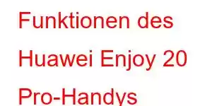 Funktionen des Huawei Enjoy 20 Pro-Handys