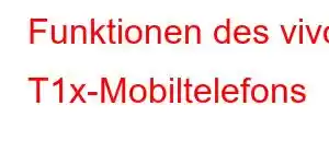 Funktionen des vivo T1x-Mobiltelefons