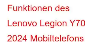 Funktionen des Lenovo Legion Y700 2024 Mobiltelefons