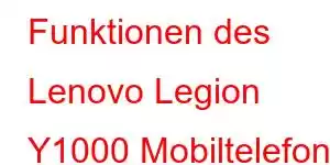 Funktionen des Lenovo Legion Y1000 Mobiltelefons