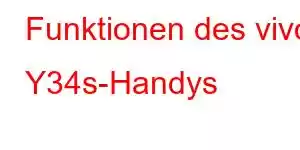 Funktionen des vivo Y34s-Handys