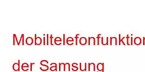 Mobiltelefonfunktionen der Samsung Galaxy Watch 5-Serie